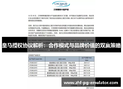 皇马授权协议解析：合作模式与品牌价值的双赢策略